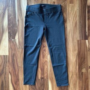 Liverpool Jeans Company Black Plaid Pants